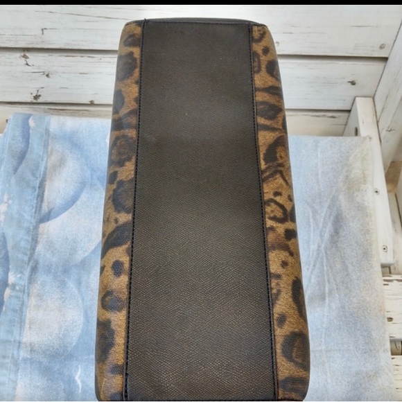 Aldo Leopard Print Chunky Chain Strap Tote - Picture 8 of 9